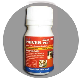 PHIVER-PET dual 2 en 1 Frasco 30mL